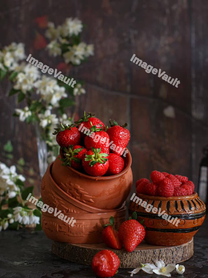 Strawberry and Raspberry